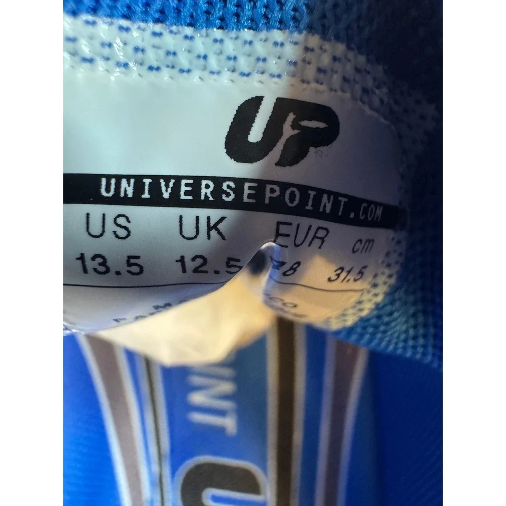 Universe Point UP Ultimate Frisbee Cleats Black Blue Mens 13.5 Soccer Football
